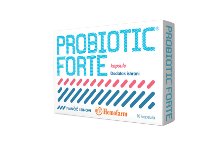 Spriječava disbalans crijevne flore koji nastaje uzimanjem antibiotika i posljedično dijareje. Probiotic Forte pruža dvostruku zaštitu crijevne flore.
